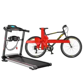 Pistë Vrapimi F-580 me Masazhator + Biçikletë POLAR WIZARD 3.0 V-Brake Black 26” Dhurate