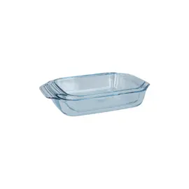 Tave Qelqi Pyrex - Rezistente ndaj temperatures, 35x23 cm & 39x25 cm