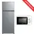 Set Frigorifer MIDEA Normal MDRT294FGE50 204 L + Mikrovale Midea MM20CF2E 20L 700W