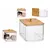 Organizues Cosmetic Buds Bamboo Metacrylate (10 x 8,5 x 10 cm), 2 imazh