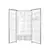 Frigorifer Hyundai Side by Side SBSTNFHY442WDI 442 L, 2 imazh