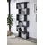 MOBILJE ZiGZAG BOOKSHELF WITH 6 SHELVES - ANTHRACITE