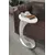 MOBILJE ELLIPSE SIDE TABLE - WHITE, 3 imazh
