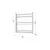 MOBILJE MONTESSORI BOOKSHELF WITH 3 SHELVES - WHITE, 5 imazh