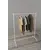 MOBILJE METAL CLOTHES HANGER STAND - WHITE, 2 imazh