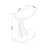 MOBILJE ELLIPSE SIDE TABLE - WHITE, 5 imazh