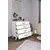 MOBILJE DRESSER WITH LEG - WHITE, 2 imazh