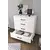 MOBILJE DRESSER WITH LEG - WHITE, 3 imazh