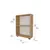 MOBILJE 2 SHELVES CHIPBOARD BOOKSHELF - PINE, 5 imazh