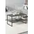 MOBILJE 50X90 CM METAL COFFEE TABLE - ANTHRACITE, 2 imazh