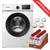 Set Lavatrice FUEGO WMFGTC81233B 8 KG + AMORTIZUES DRIDHJESH XAVAX + Antikalkar Xavax 111724 250ml