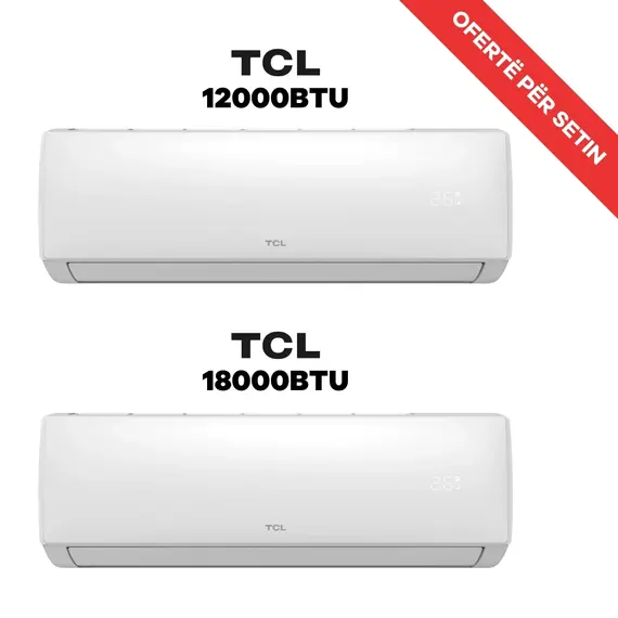 Set Kondicioner TCL TAC-12CHSD/XA73IF 12000BTU Inverter + TCL TAC-18CHSD/XA73IN 18000BTU Inverter (A++/A+++)