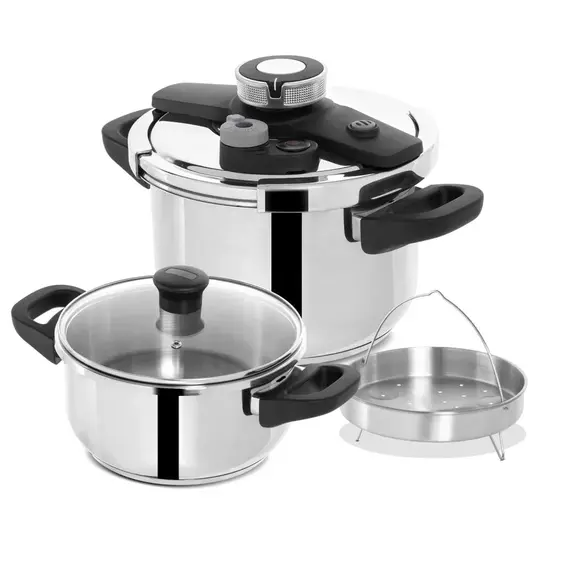 Royal King Pressure Cooker Set – Shpejtësi dhe Siguri në Gatim