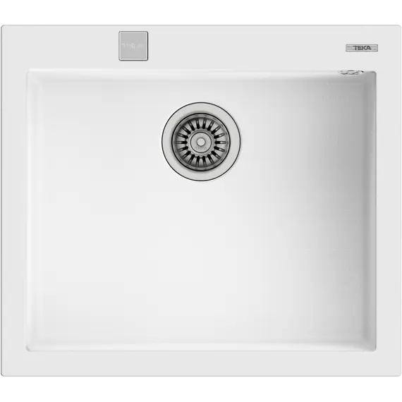 LAVAPJATE GRANITI TEKA FORSQUARE 50.40 TG Artic white, 2 imazh