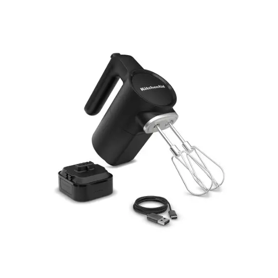 MIKSER DORE ME BATERI KITCHENAID GO-5KHMR762BM Matte Black