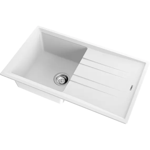 LAVAPJATE GRANITI TEKA STONE 50 B-TG 1B 1D White, 5 imazh