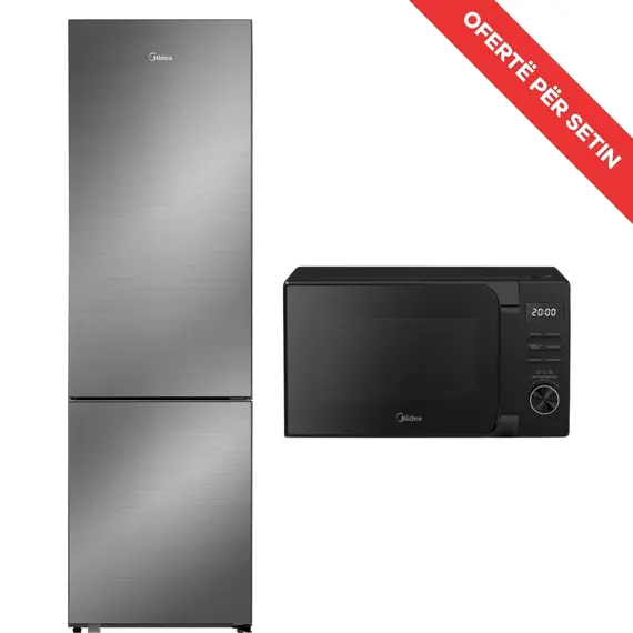 Set Frigorifer MIDEA Normal MDRB600MME46 443 L + Mikrovale Midea AG20CF2EBK 20L