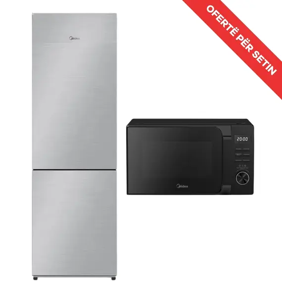 Set Frigorifer Midea Normal MDRB548MME46 401 L + Mikrovale Midea AG20CF2EBK 20L
