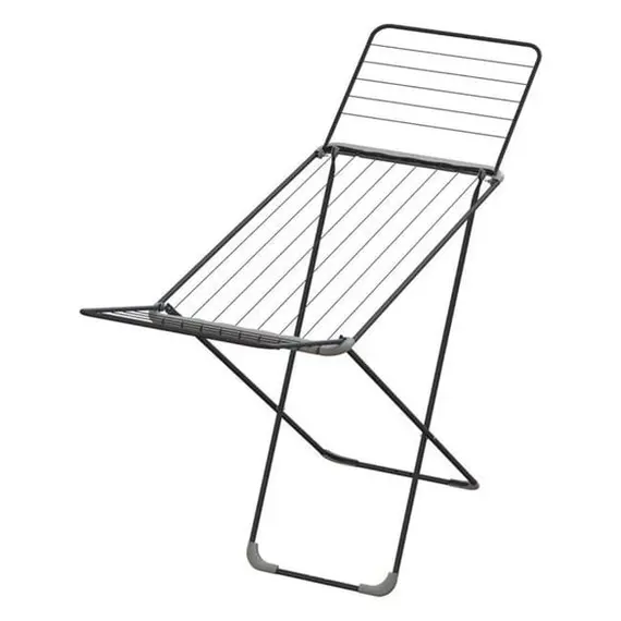 Tharëse rrobash metalike gri 180x55x92cm