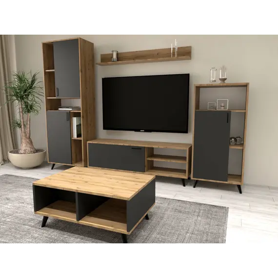 Mobilje AURELIA Set dhome ndenjeje antracit/Atlantik