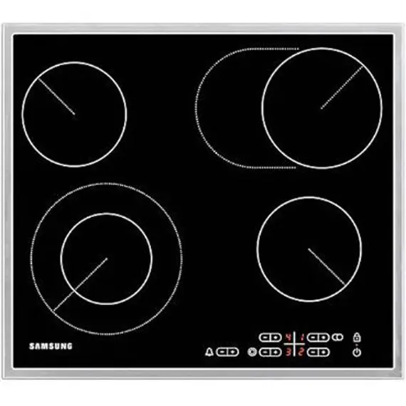 Pianure SAMSUNG C61R2CAST/BOL – Qeramike, 4 Zona Gatimi, Kontroll Smart Touch (Inkaso)