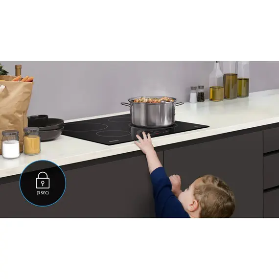 Pianure SAMSUNG C61R2CAST/BOL – Qeramike, 4 Zona Gatimi, Kontroll Smart Touch (Inkaso), 3 imazh