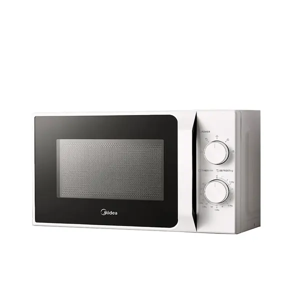 Mikrovale Midea MM20CF2E 20L 700W me Kontroll Mekanik dhe Shkrirje – E Bardhë, 2 imazh