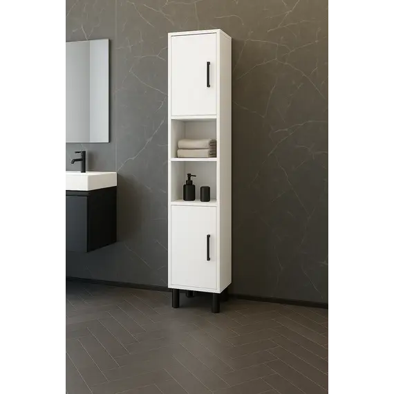 Mobilje SLIMORA Dollap banjoje i bardhë