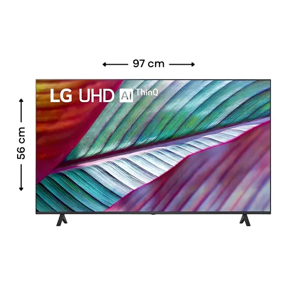 TV 43" LG 43UR75003LK.AEU Led 4K Ultra HD Smart TV Web OS + Mbajtese TV SF26-63 Dhurate, 4 imazh