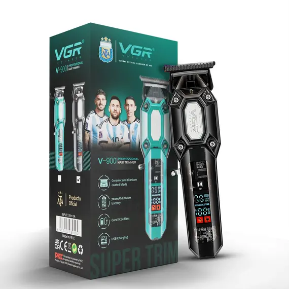 Makineri Qethjeje VGR V-900 Profesionale Cord & Cordless me Bateri 700 mAh