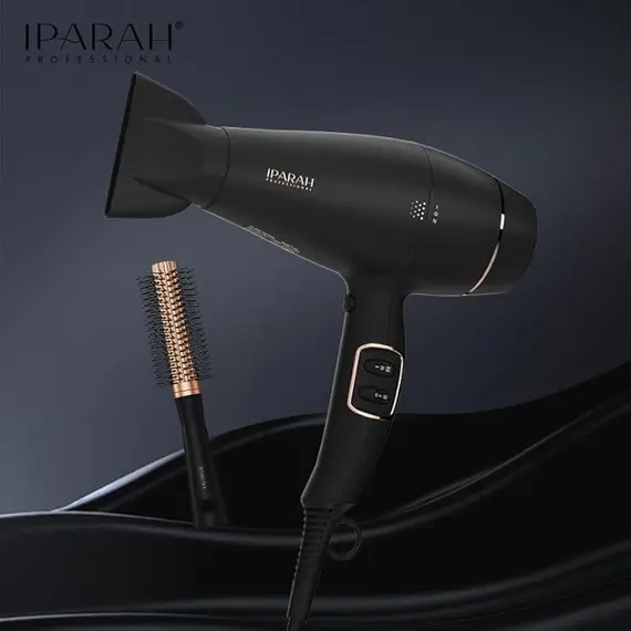 Tharëse Flokësh Profesionale Iparah P-350 2200W me Teknologji Jonike, Cool Shot dhe Aksesorë Stilimi, 6 imazh