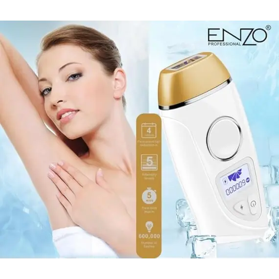 Epilator Lazer ENZO ICE T7 Profesional me Teknologji ICE për Heqje Qimesh Afatgjatë, 3 imazh