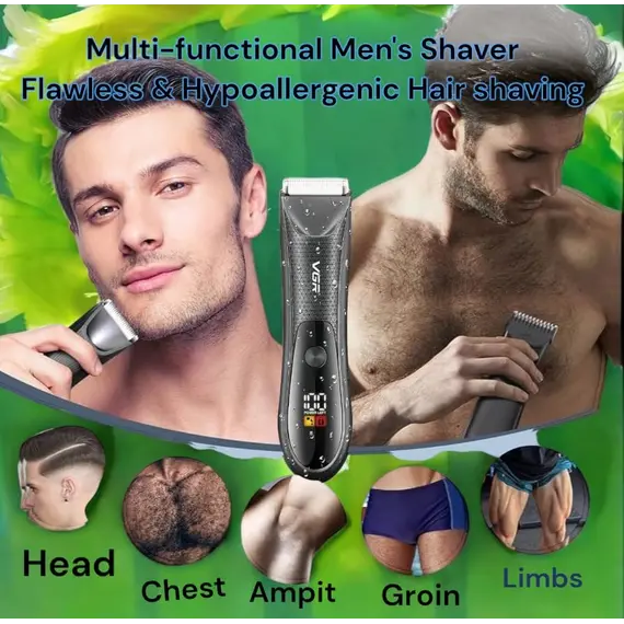 Makine Trupi & Hunde VGR V-934 Profesionale Waterproof IPX7 me Tehe Qeramike dhe USB Rechargeable, 8 imazh