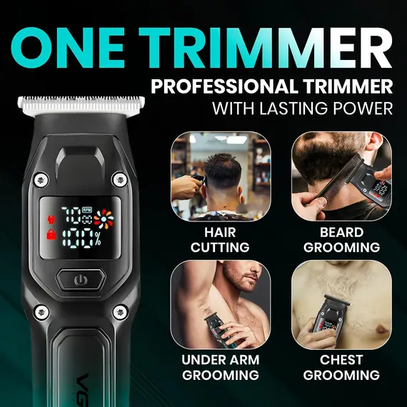 Makine Qethjeje Profesionale VGR V-964 me Turbo Mode, LED Display dhe Përdorim Cord/Cordless, 6 imazh