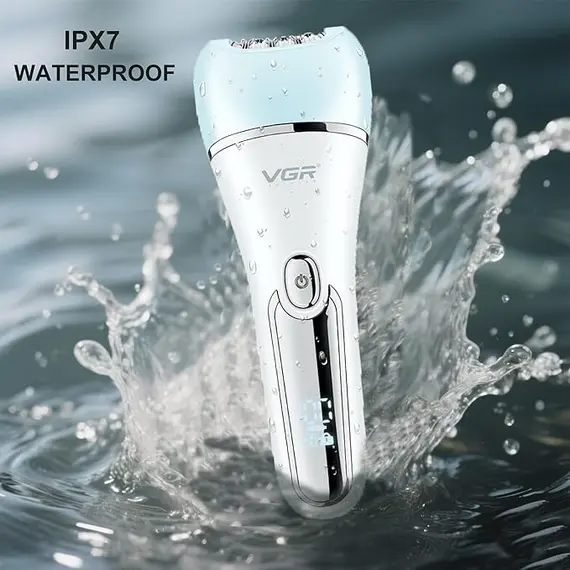 Epilator VGR V-733 6-në-1 Cordless IPX7 Waterproof – Blu, 6 imazh