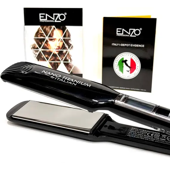 Pjastër Flokësh ENZO Professional EN-3969S 45 mm me Jonizim dhe Ekran Digjital, 4 imazh