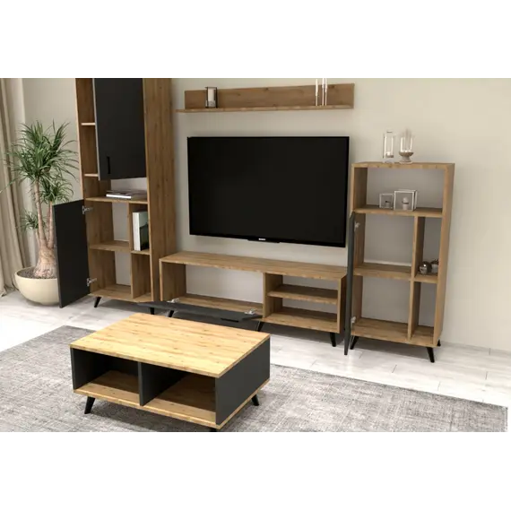 Mobilje AURELIA Set dhome ndenjeje antracit/Atlantik, 2 imazh