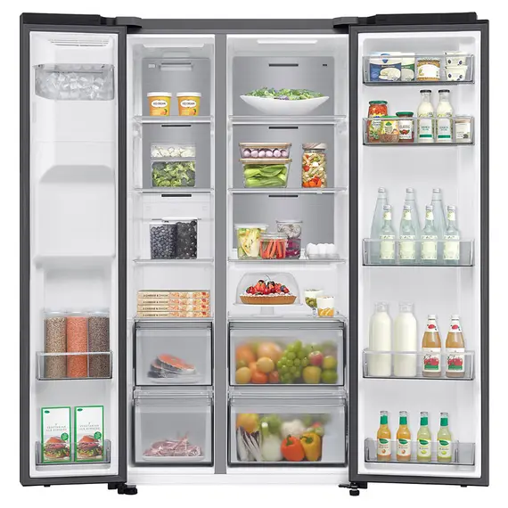 Frigorifer Samsung RS70F64KEFEO Side by Side 640 L No Frost me Wi-Fi & AI Energy Mode, 2 imazh