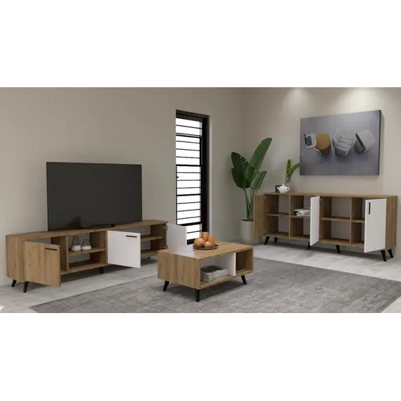 Mobilje SILVIA Set dhome ndenjeje Atlantik/i bardhë, 2 imazh