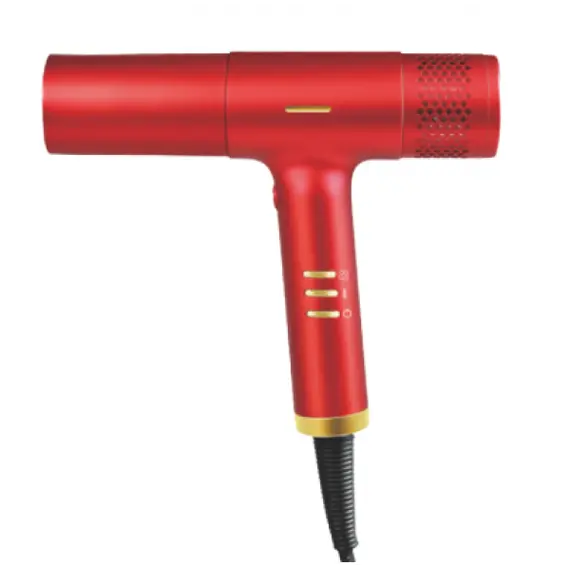 Tharëse Flokësh ENZO EN-6002 me 2 Shpejtësi, 3 Temperatura dhe Cool Shot – Ngjyrë e Kuqe, 2 imazh