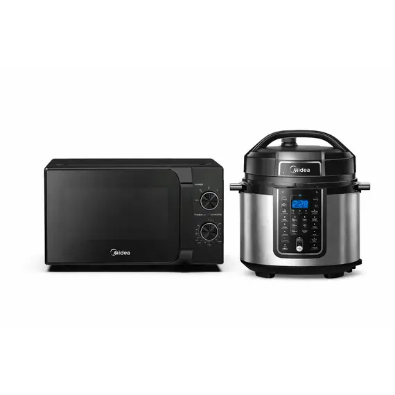 Set Mikrovalë Midea MM20CF2EBK 20L + Multicooker Midea MY-CS6037WPB 6L 1000W