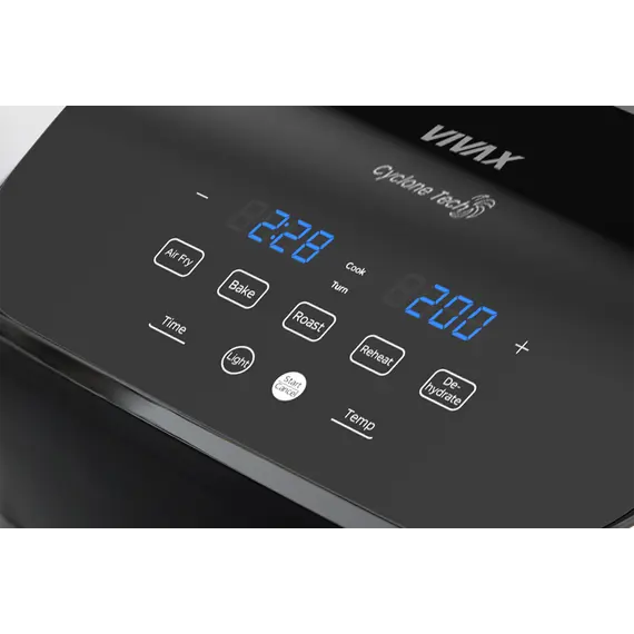 Set Furre & Pianurë Qeramike VIVAX BO-624MH X / BH-04MVC + Air Fryer VIVAX DFA-617DB 6L, 14 imazh
