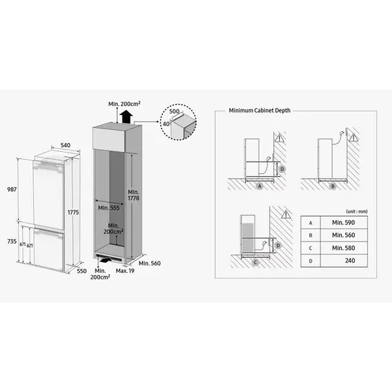 FRIGORIFER SAMSUNG BRB80F26DEF0EO, 5 imazh
