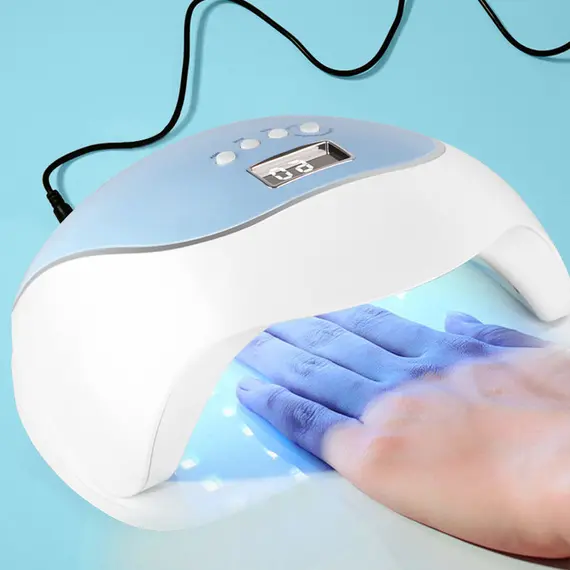 Lampë Tharëse Thonjsh ENZO EN-018 UV/LED 240W me Sensor Infrared – Profesionale për Manikyr & Pedikyr, Ngjyrë: 021 - Blu, 3 imazh