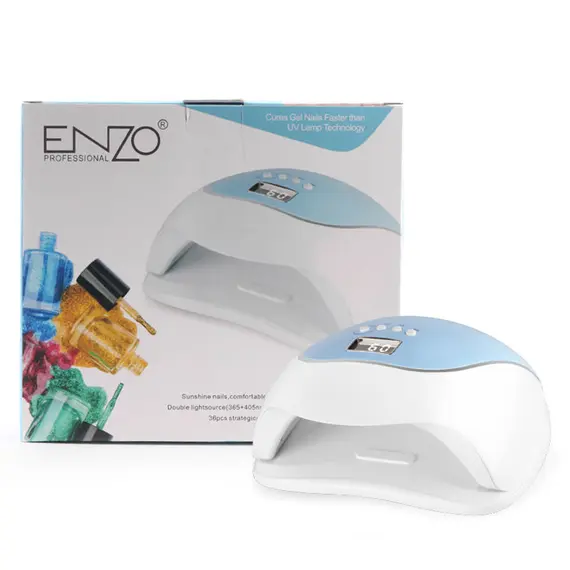 Lampë Tharëse Thonjsh ENZO EN-018 UV/LED 240W me Sensor Infrared – Profesionale për Manikyr & Pedikyr, Ngjyrë: 021 - Blu