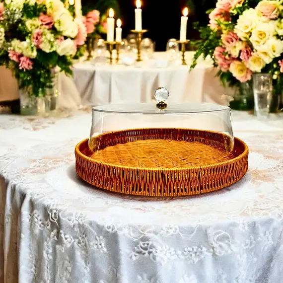 Mbajtese Ushqimesh Me Thurrje Cake Box 34 cm, 2 imazh