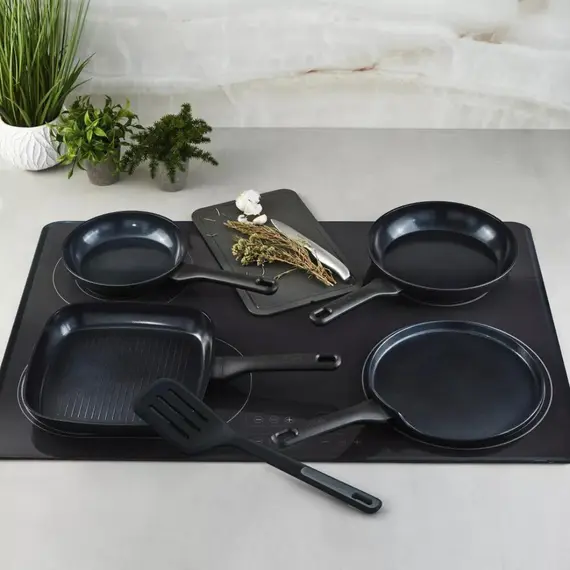 Set Tiganesh Me Lopate Black Helix 5 cope, 2 imazh