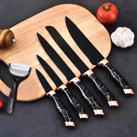 Set Thikash Ne Kuti Cozy Black 6 cope, 2 imazh