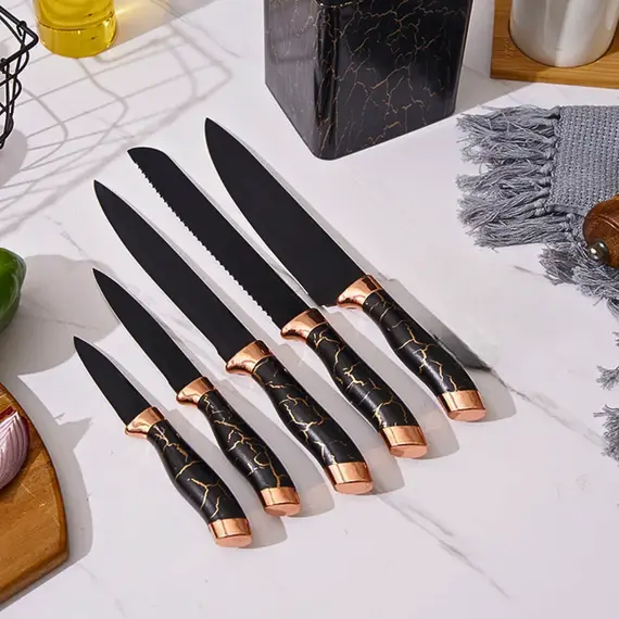 Set Thikash Ne Kuti Cozy Black 6 cope, 5 imazh