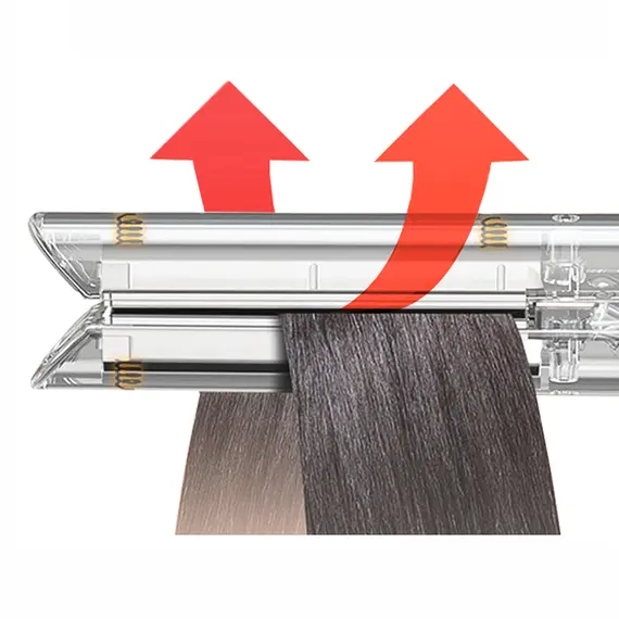 Pjastër & Darë Kaçurrelash DESSINI DS-VP1 2-në-1 me Pllaka Qeramike dhe Ngrohje të Shpejtë – 45W, 4 imazh
